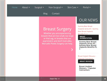 Tablet Screenshot of marcadisplasticsurgery.com